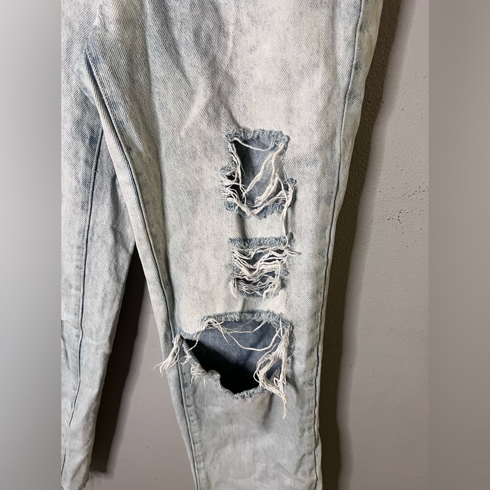 PACSUN Destruction lightwash jeans size 25 - Picture 10 of 10